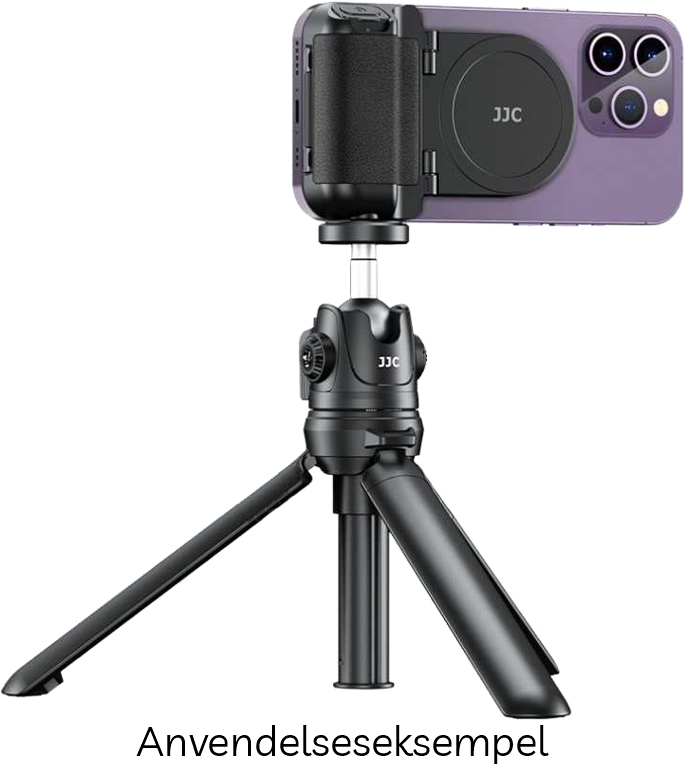 JJC Magnetisk Greb til Smartphone m/ udløser - Black (Sort)